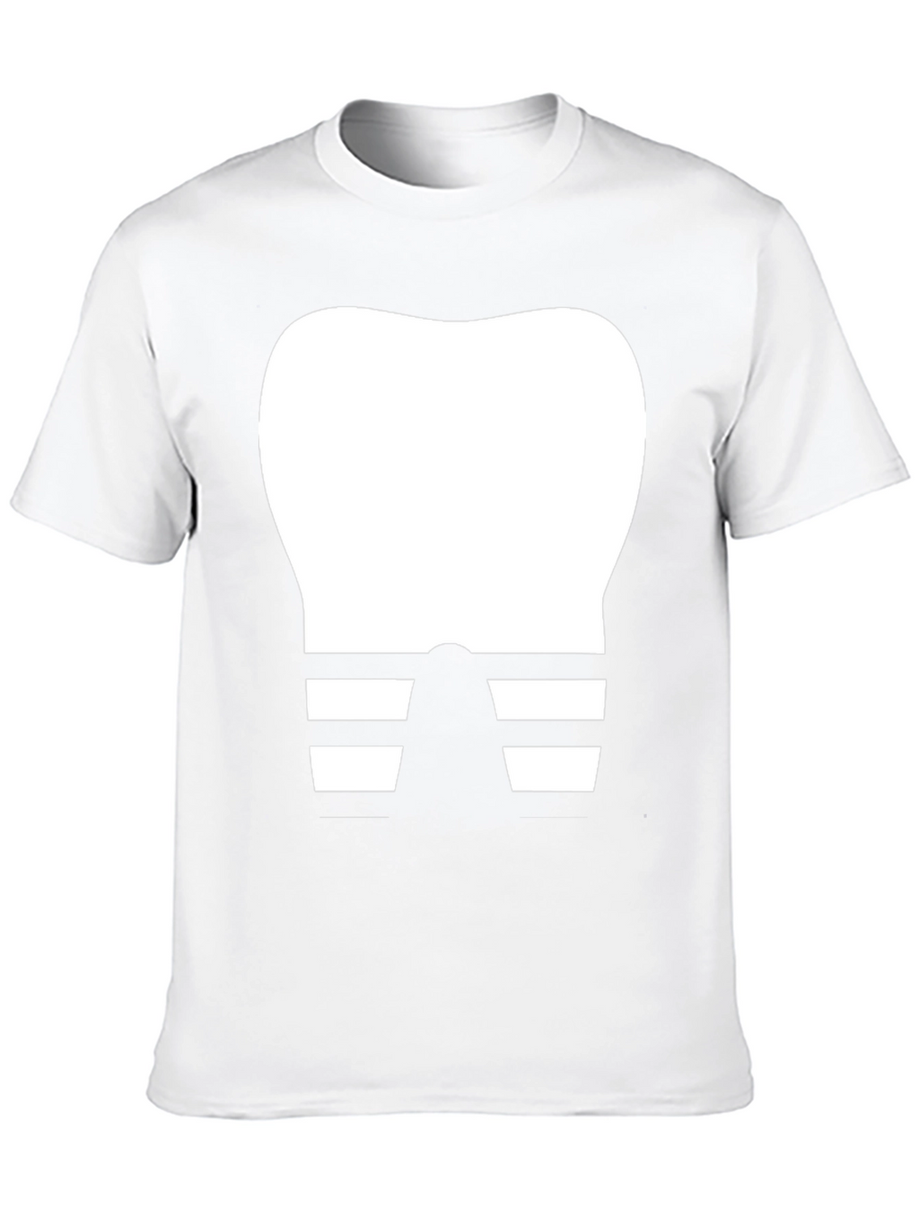 Funny Dentist Tooth T-Shirt Black Cotton Tee