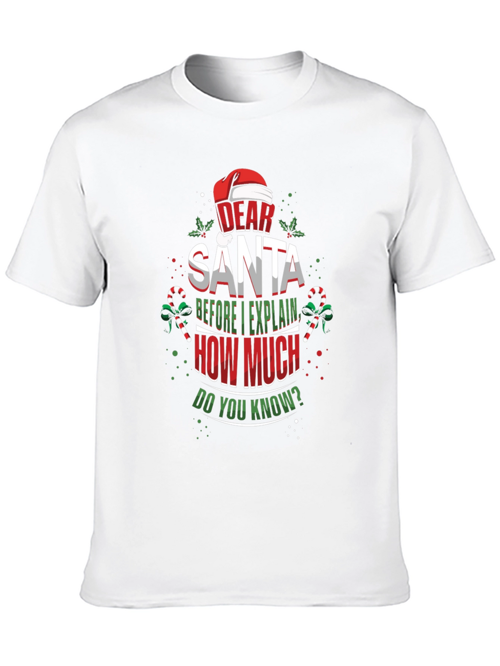 Dear Santa Christmas T-Shirt