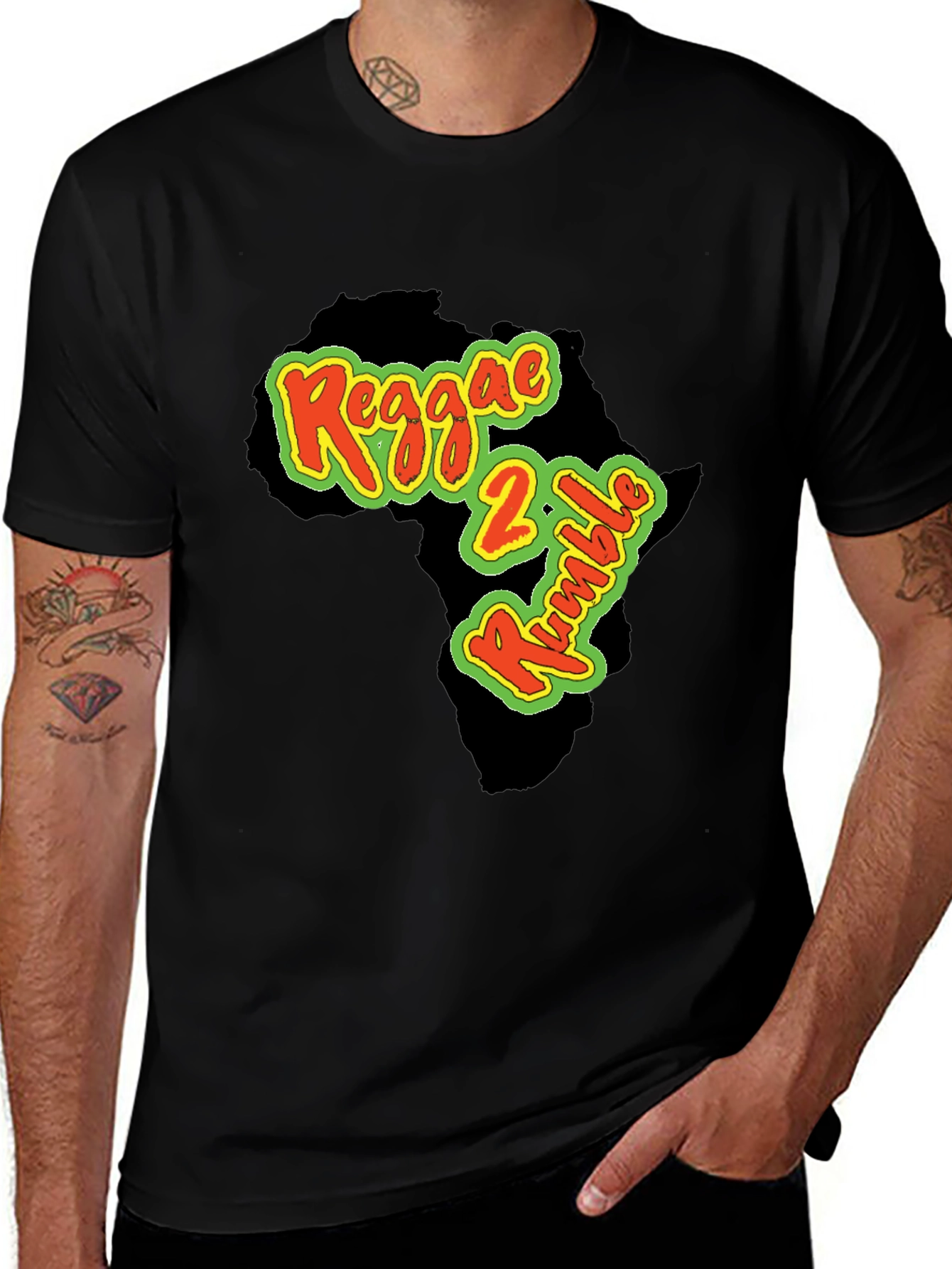 Reggae 2 Rumble Africa Graphic T-Shirt