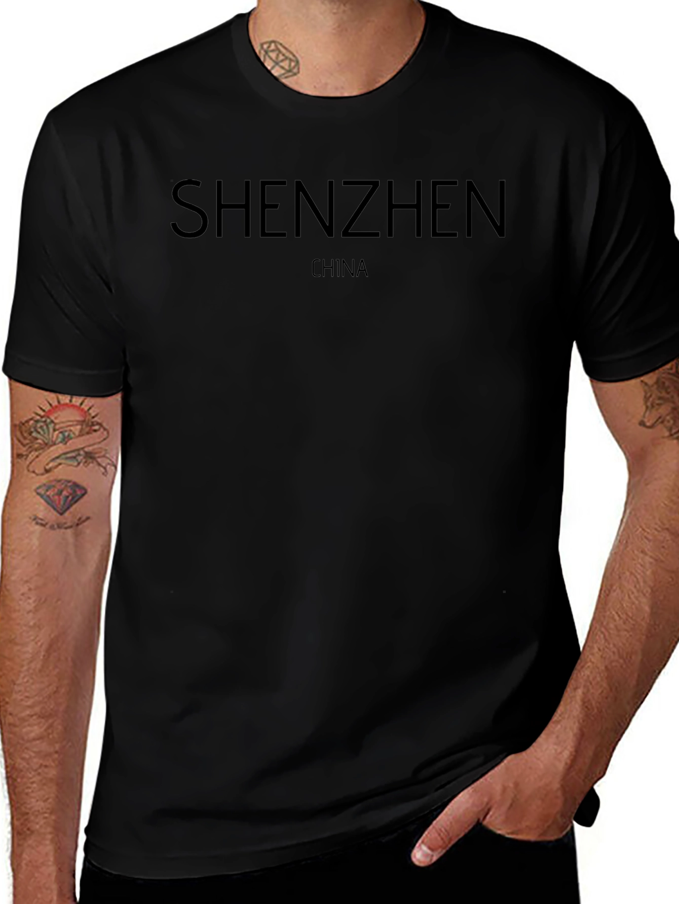 Shenzhen China Graphic T-Shirt - Modern City Tee