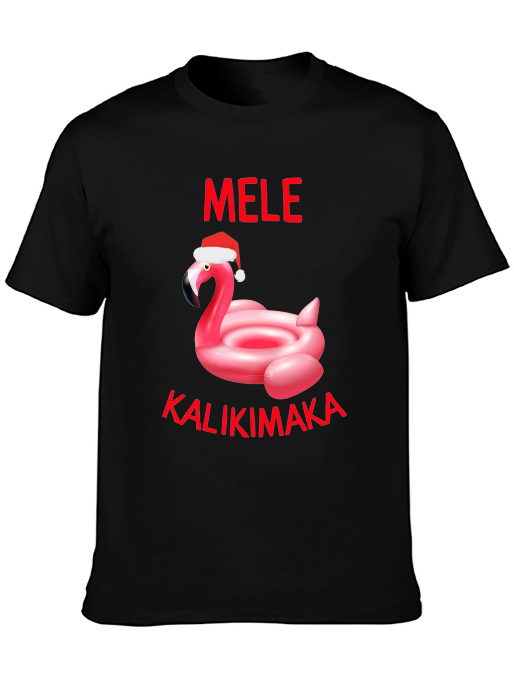Mele Kalikimaka Flamingo Christmas T-Shirt