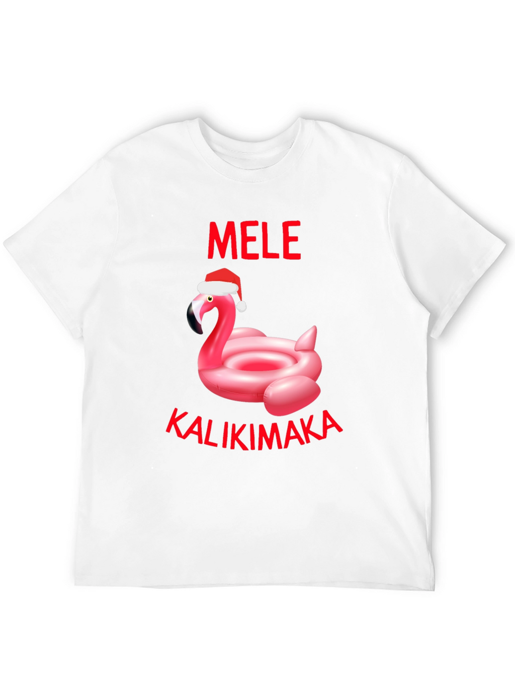 Mele Kalikimaka Flamingo Christmas T-Shirt