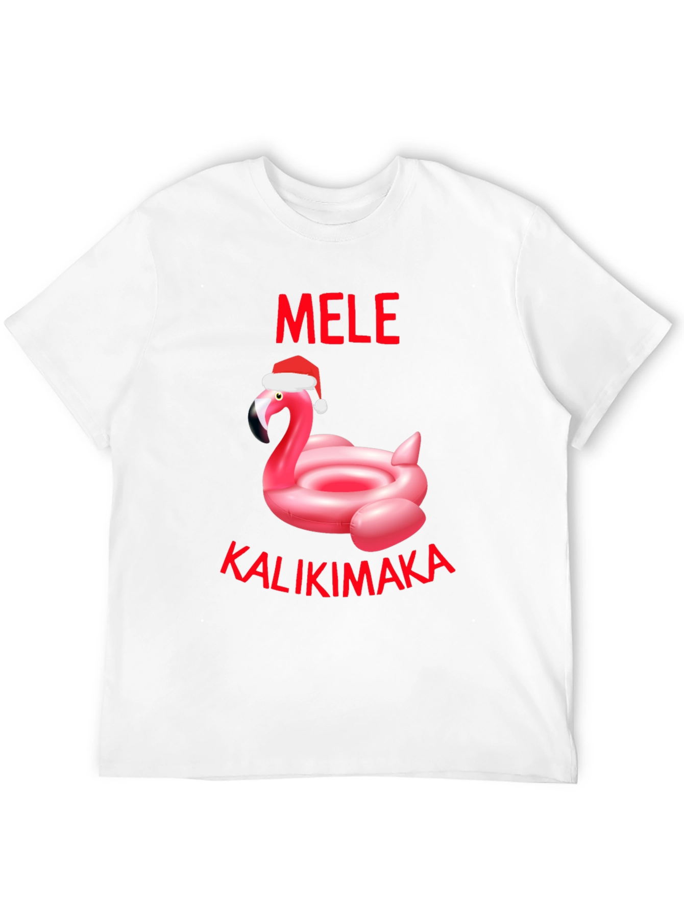 Mele Kalikimaka Flamingo Christmas T-Shirt