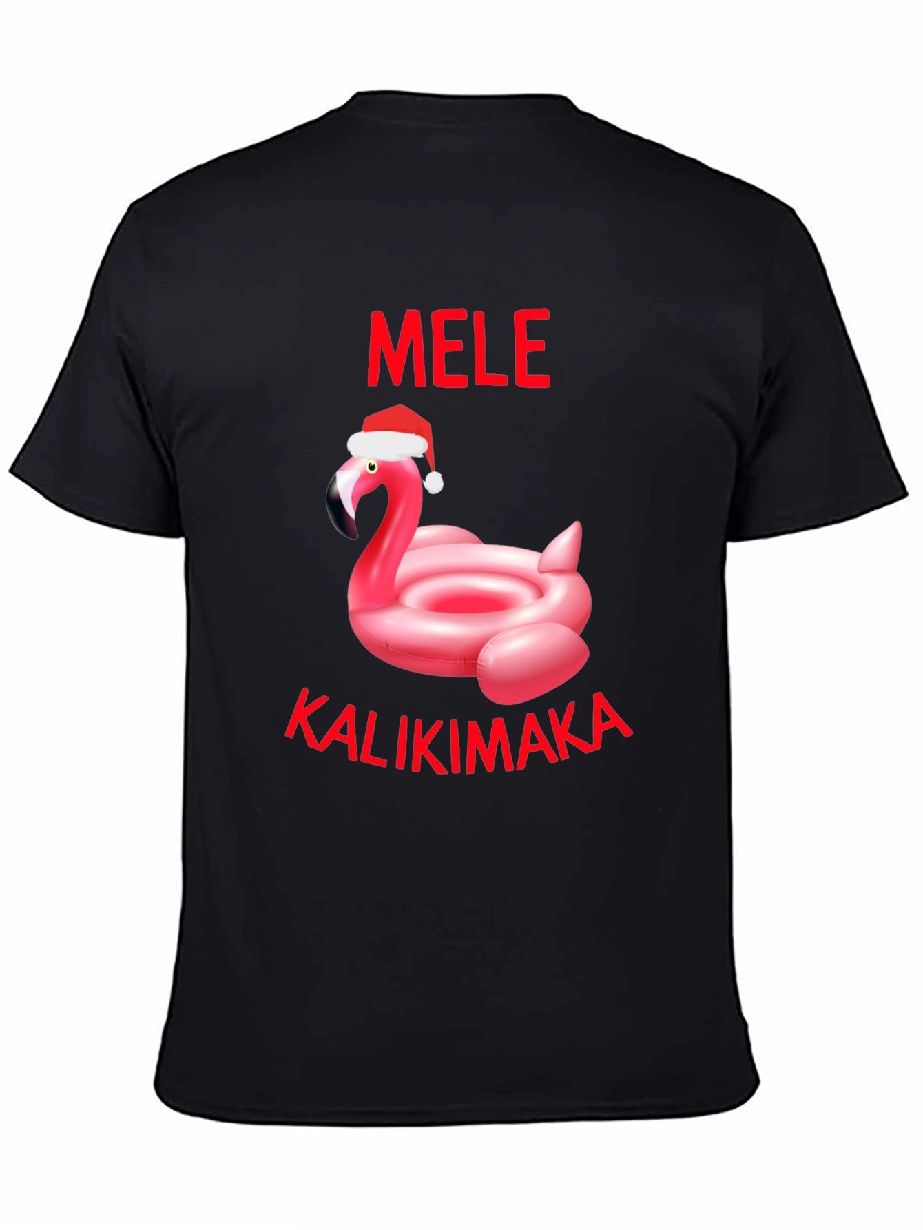 Mele Kalikimaka Flamingo Christmas T-Shirt