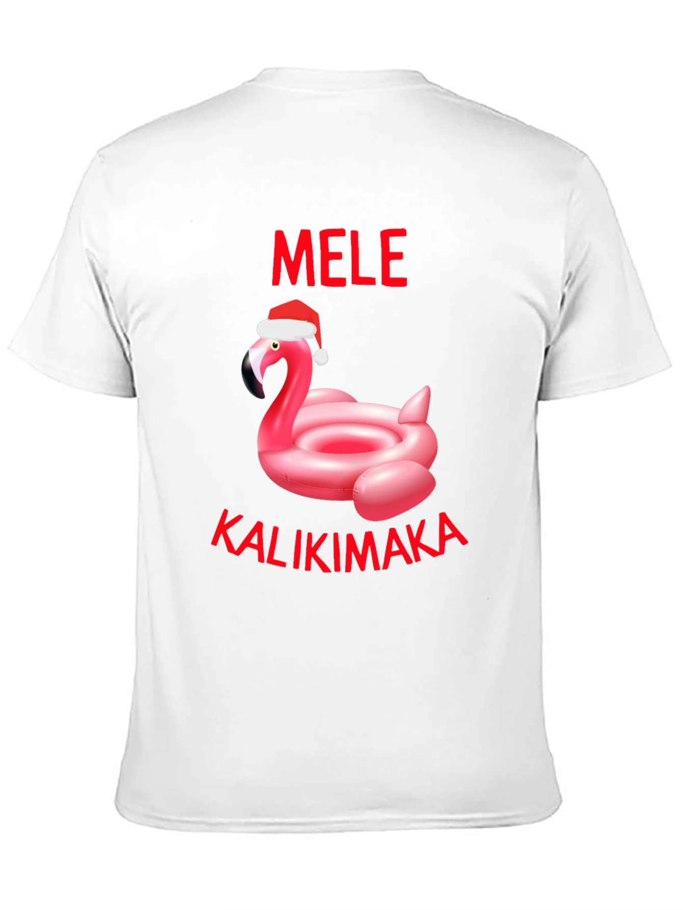 Mele Kalikimaka Flamingo Christmas T-Shirt