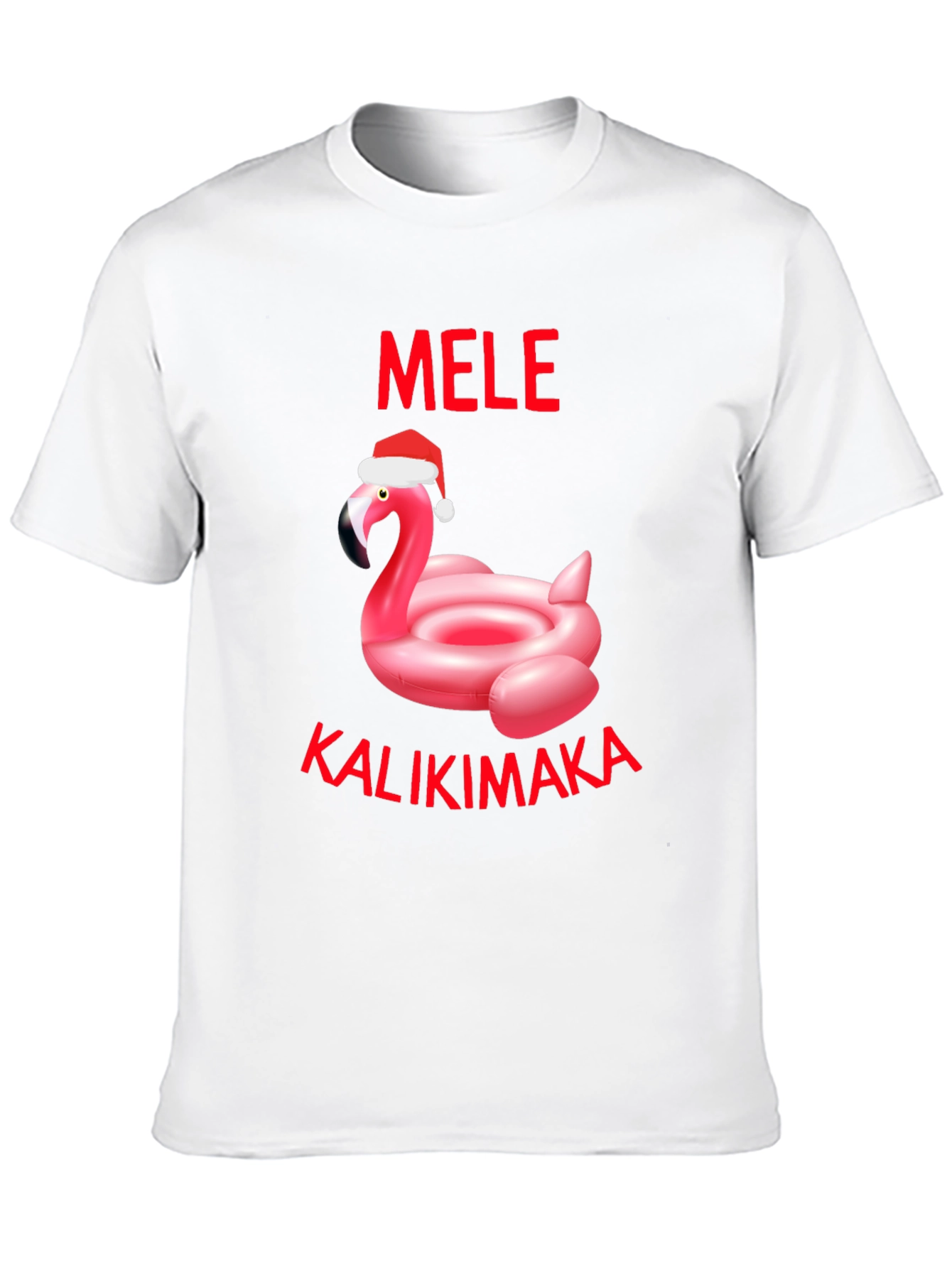 Mele Kalikimaka Flamingo Christmas T-Shirt
