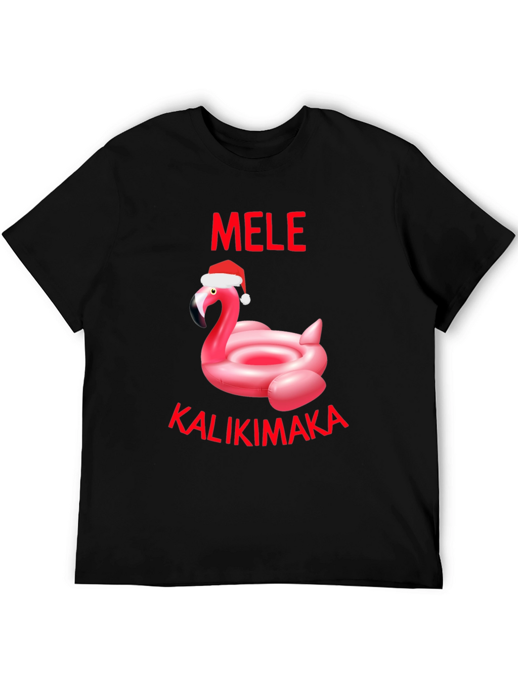 Mele Kalikimaka Flamingo Christmas T-Shirt