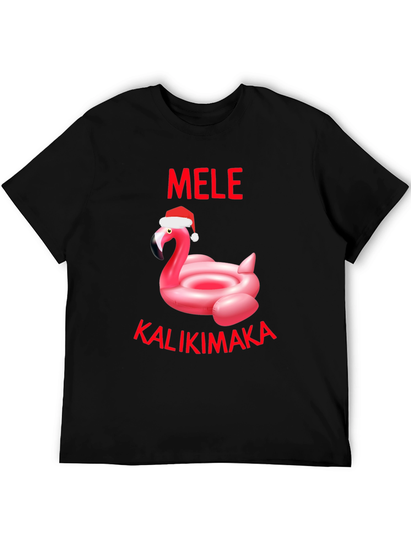 Mele Kalikimaka Flamingo Christmas T-Shirt