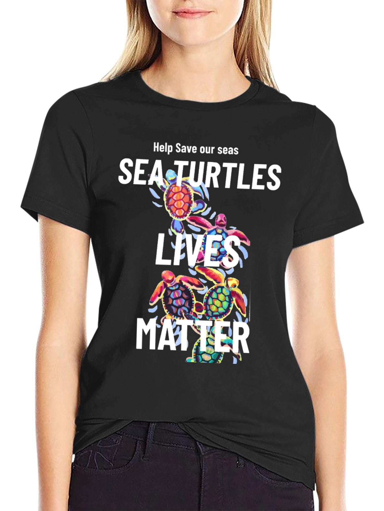 Save the Sea Turtles Graphic Tee
