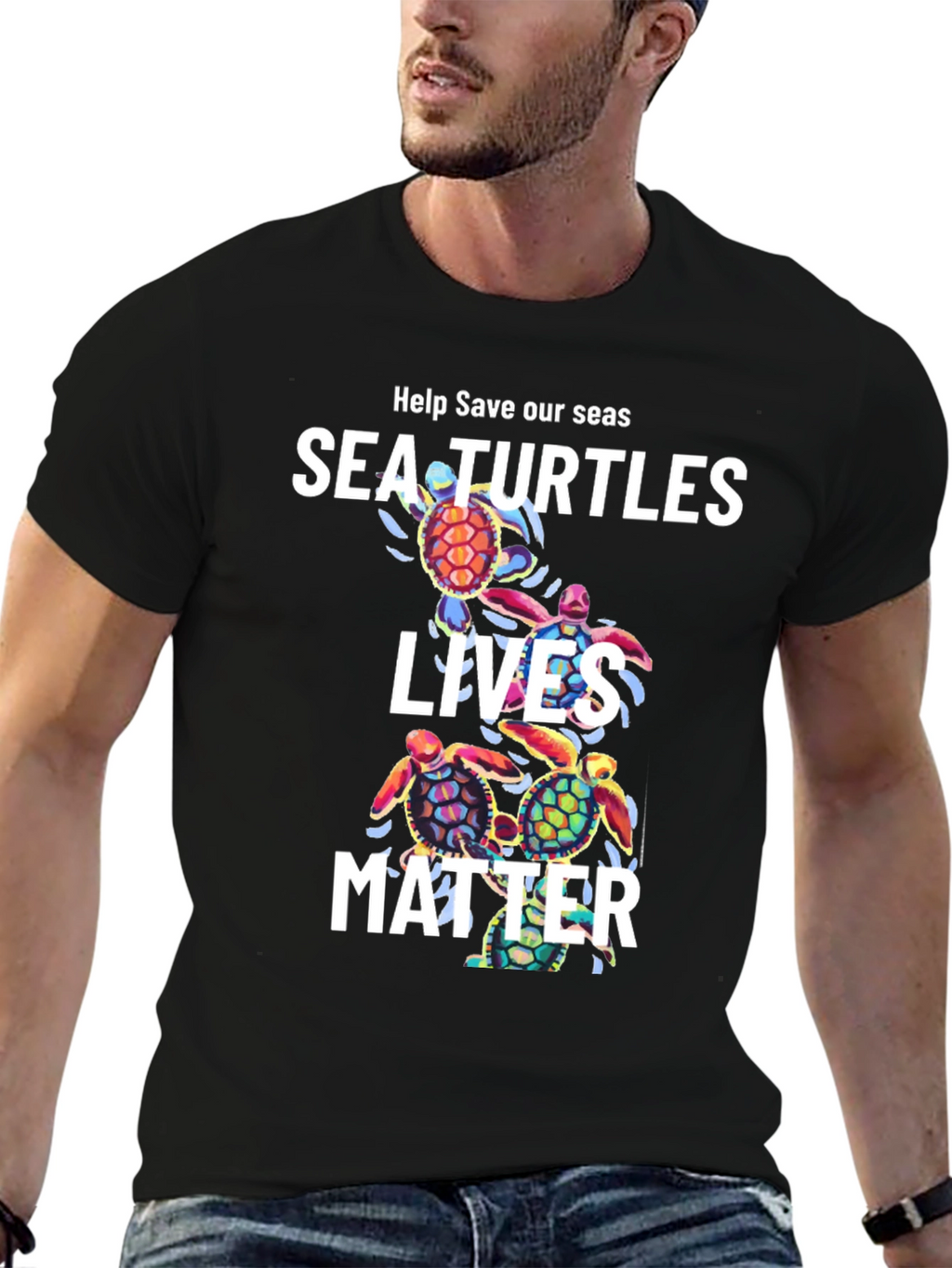 Save the Sea Turtles Graphic Tee