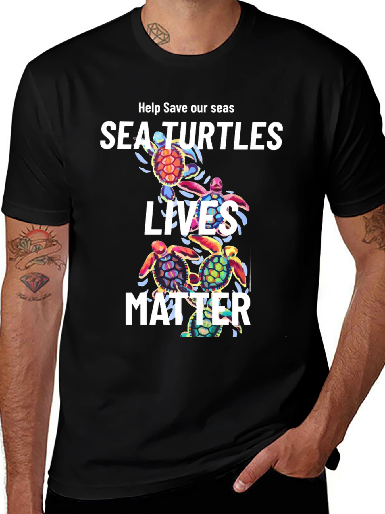 Save the Sea Turtles Graphic Tee