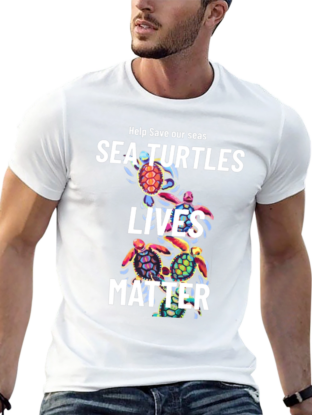 Save the Sea Turtles Graphic Tee