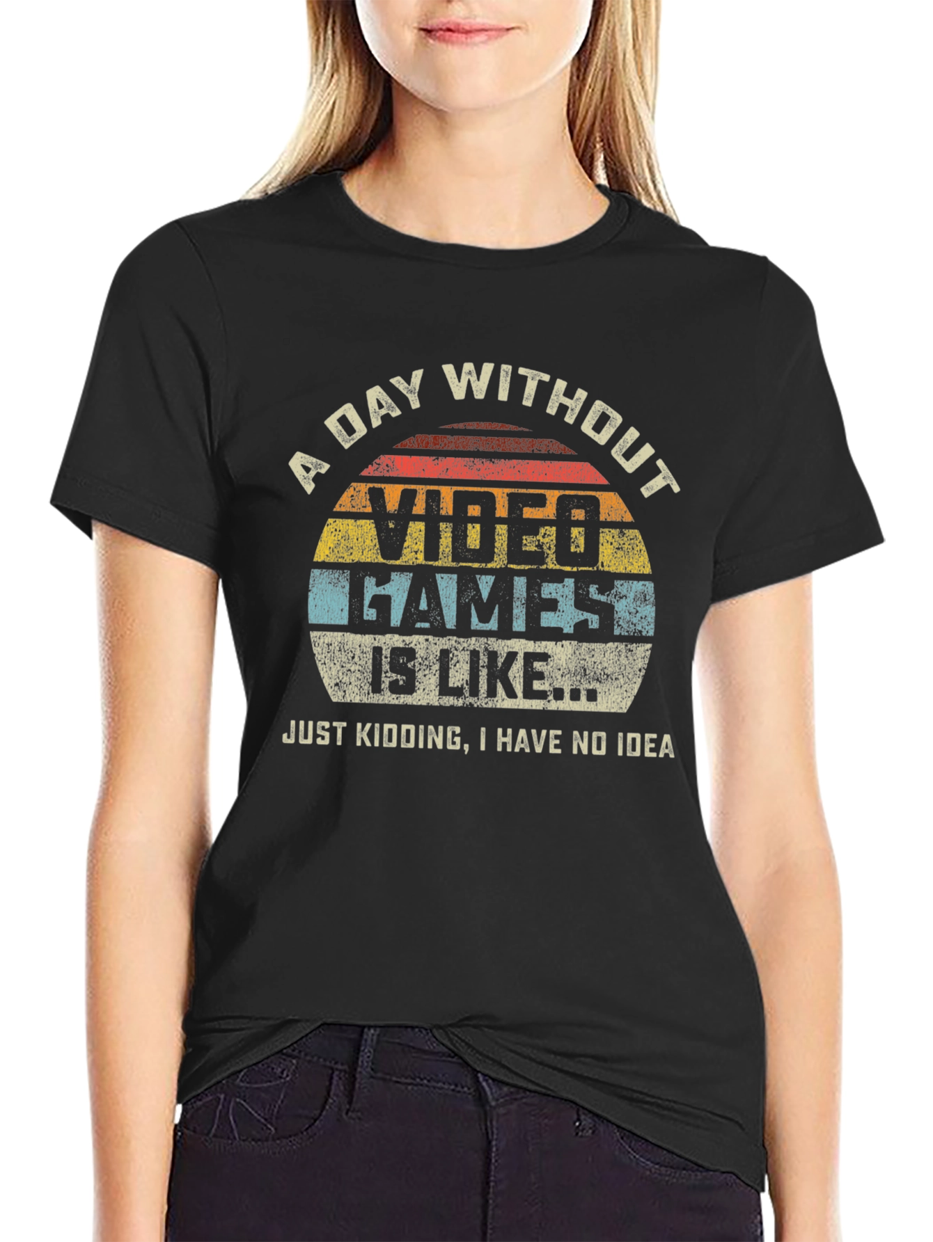 Funny Video Game T-Shirt - A Day Without Video Games