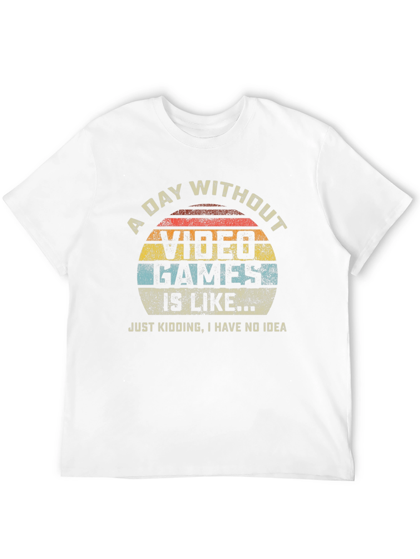 Funny Video Game T-Shirt - A Day Without Video Games