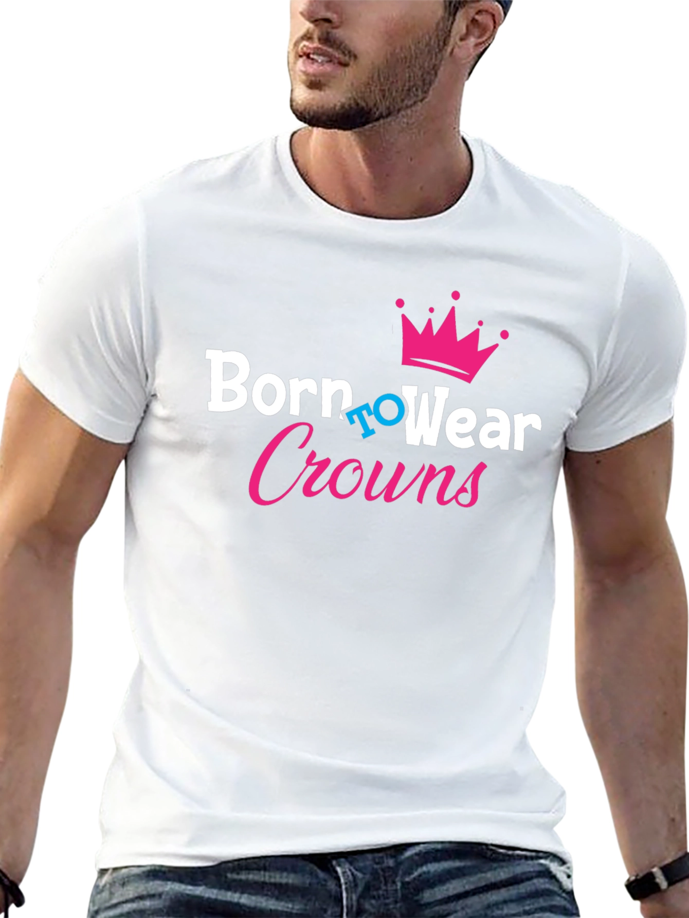 Born to Wear Crowns Black T-Shirt