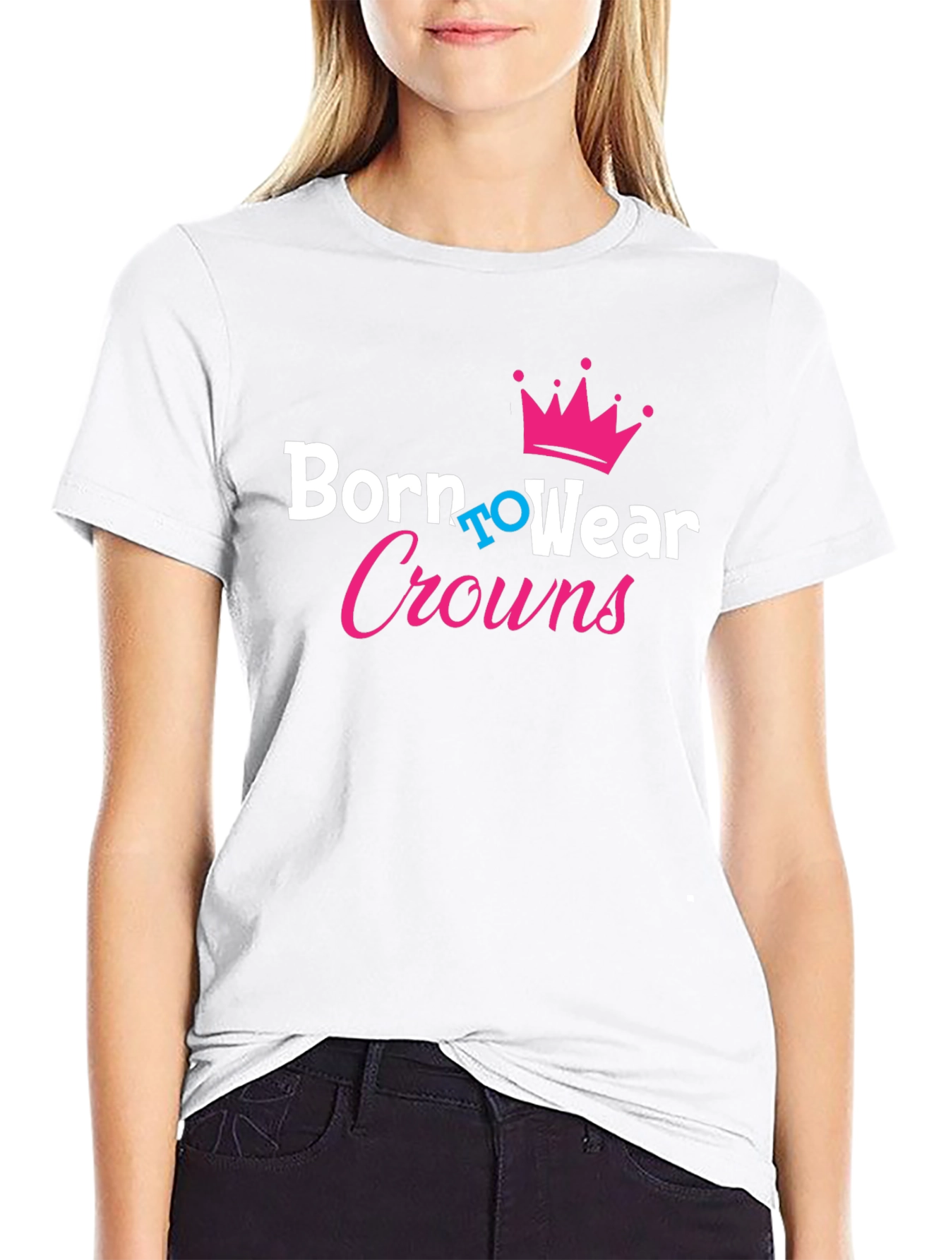 Born to Wear Crowns Black T-Shirt