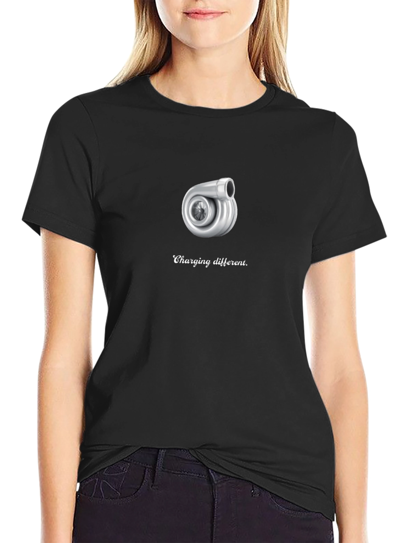 Charging Different T-Shirt - Turbo Graphic Tee
