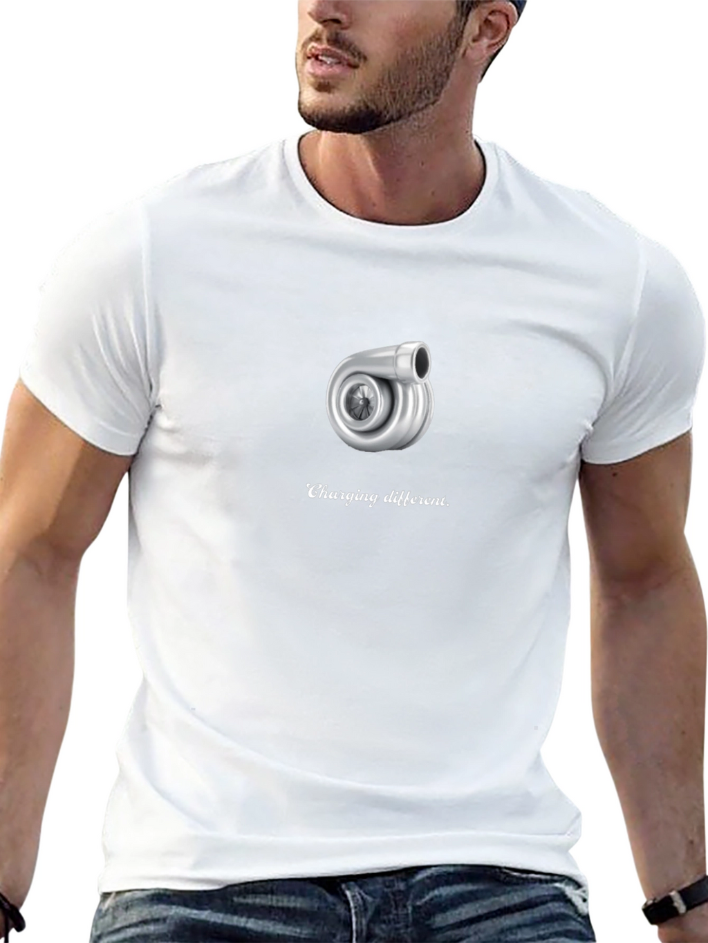 Charging Different T-Shirt - Turbo Graphic Tee