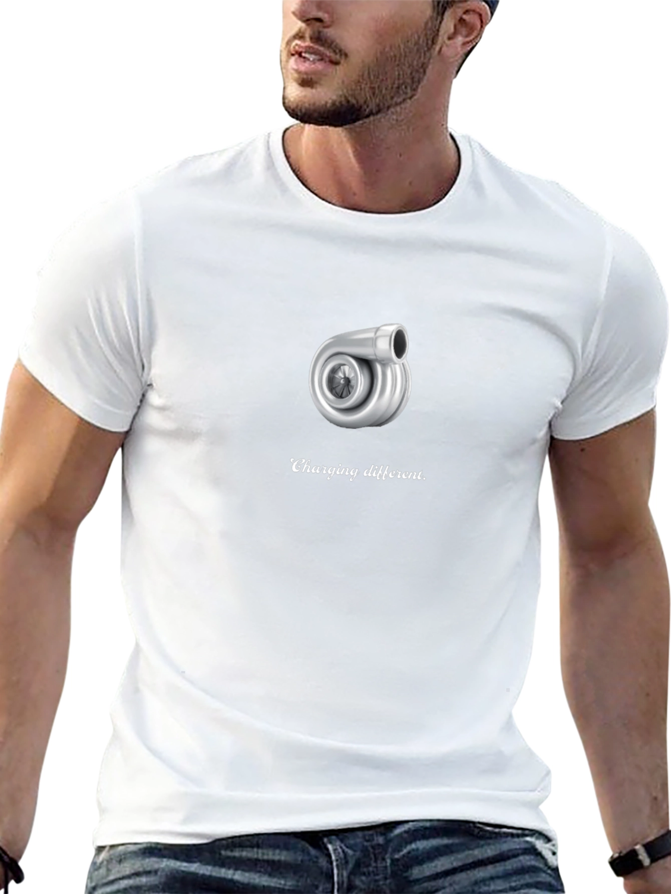 Charging Different T-Shirt - Turbo Graphic Tee