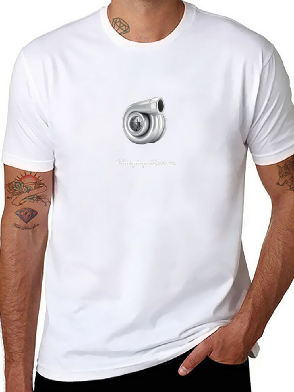 Charging Different T-Shirt - Turbo Graphic Tee
