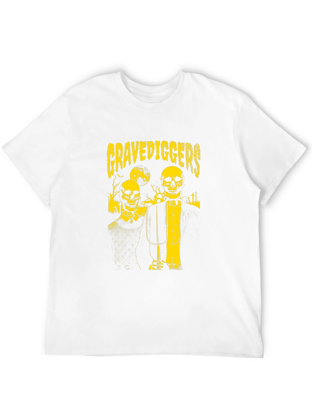 Gravediggers Graphic Print Black T-Shirt