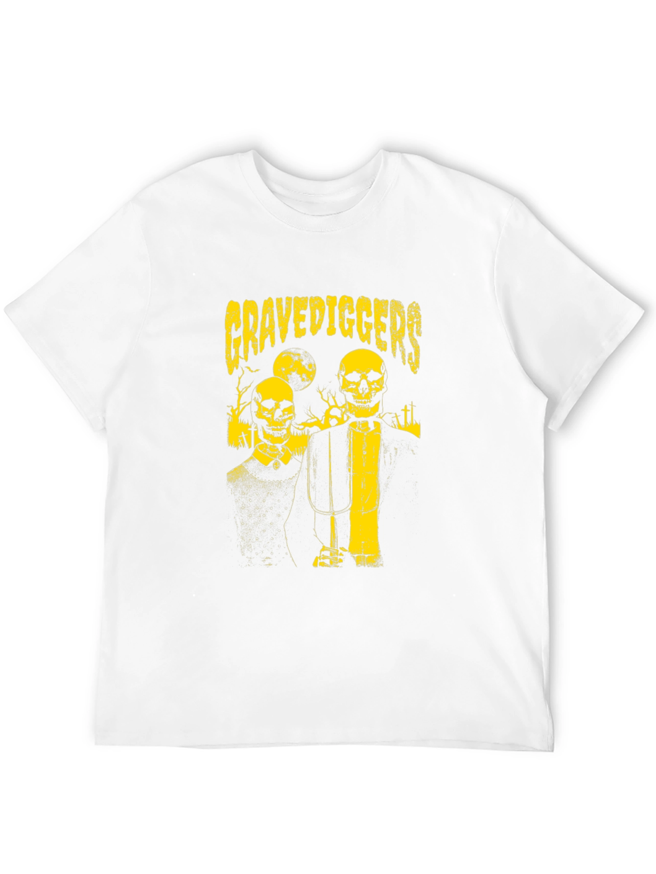 Gravediggers Graphic Print Black T-Shirt