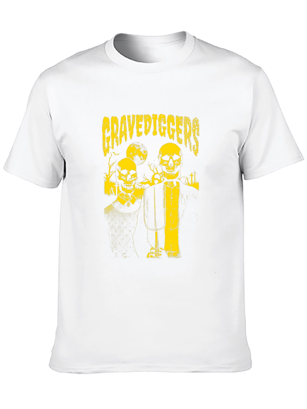 Gravediggers Graphic Print Black T-Shirt