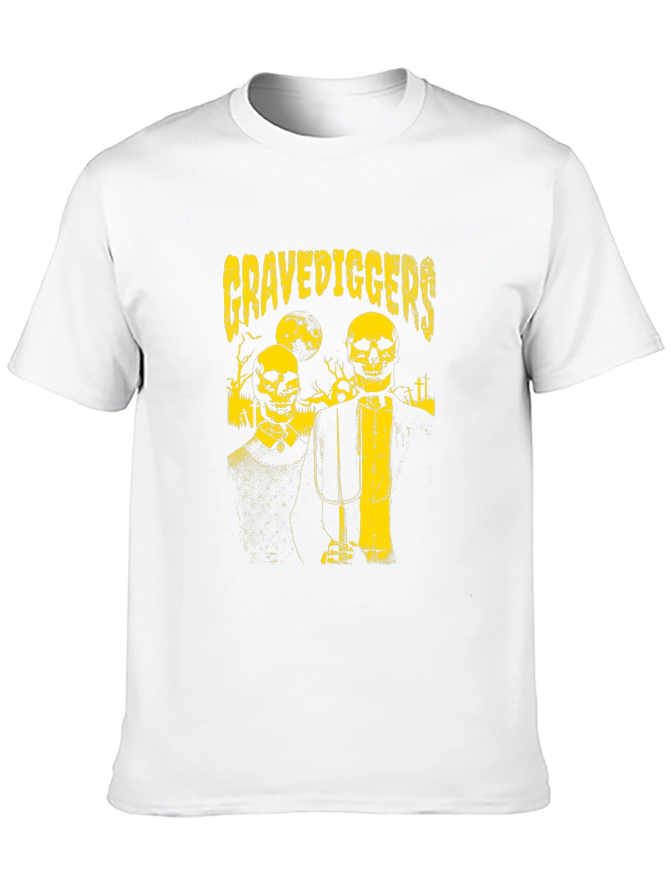 Gravediggers Graphic Print Black T-Shirt