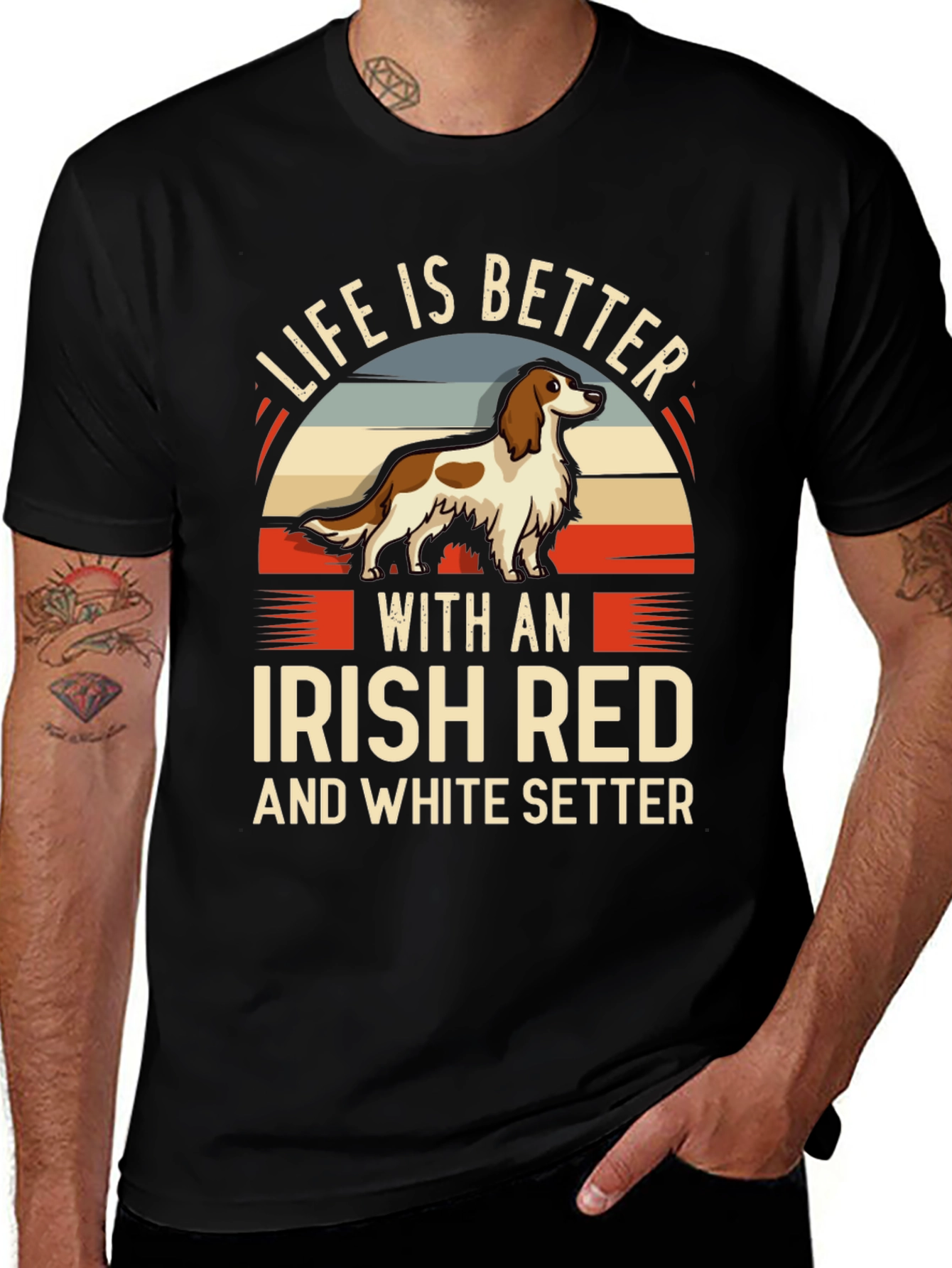 Irish Setter T-Shirt: Life Is Better Dog Lover Tee