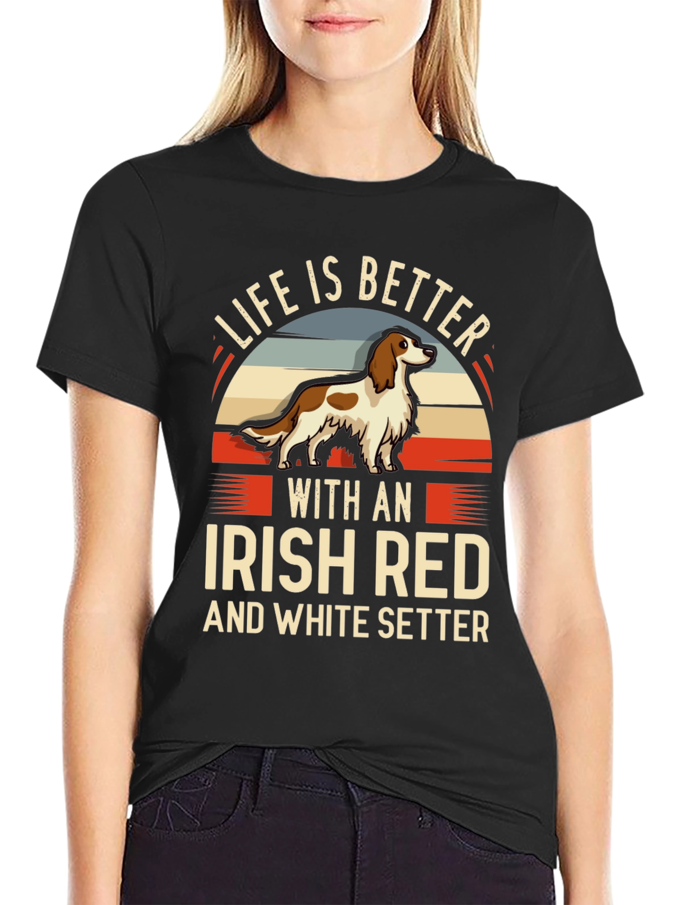 Irish Setter T-Shirt: Life Is Better Dog Lover Tee