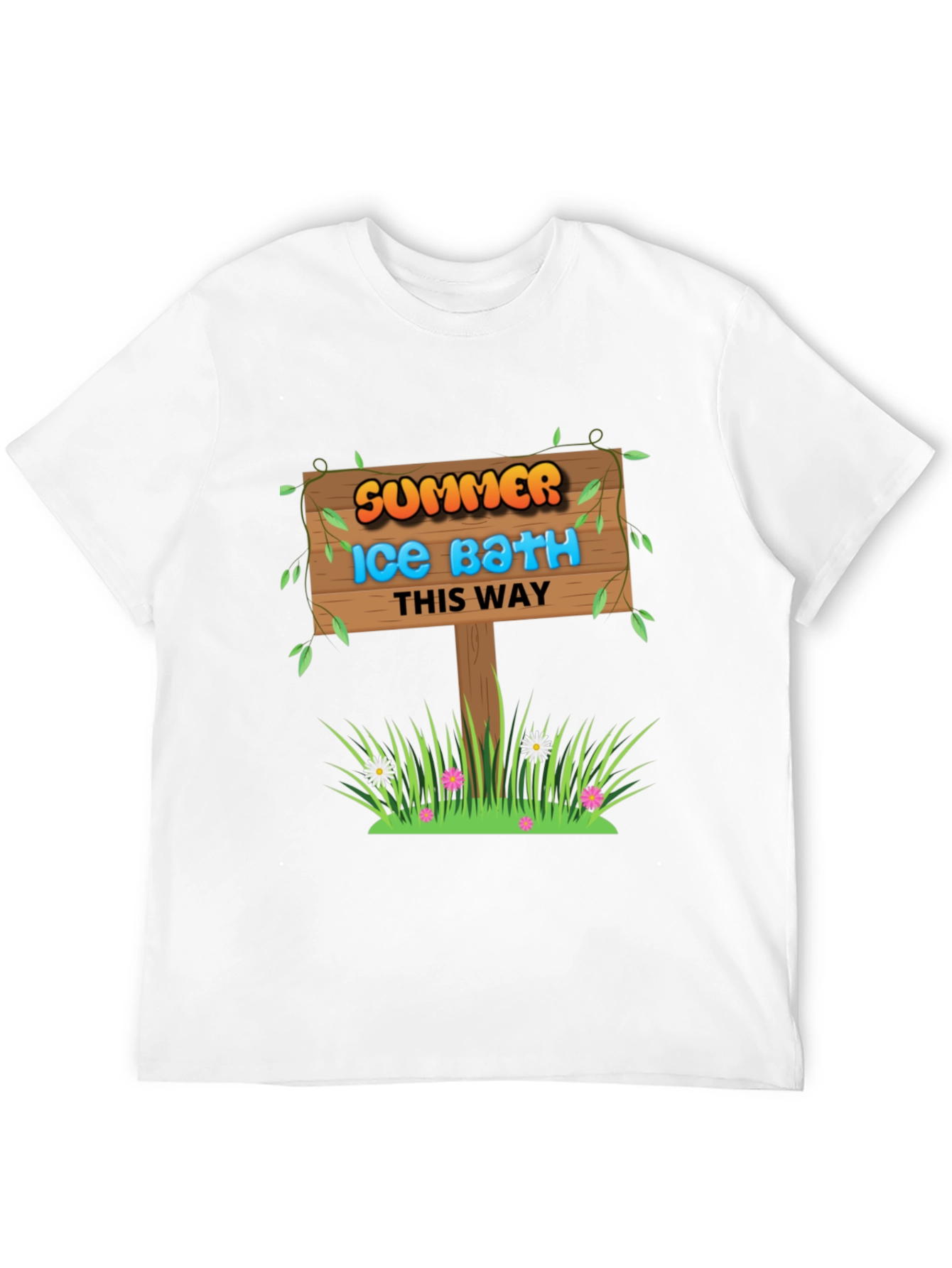 Summer Ice Bath This Way Graphic Tee