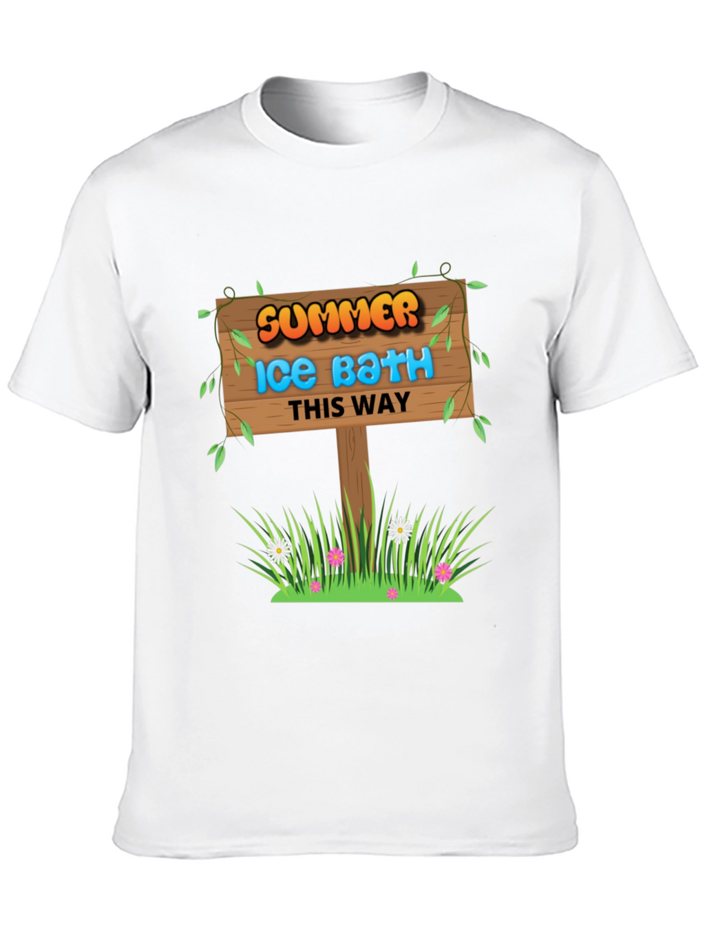 Summer Ice Bath This Way Graphic Tee