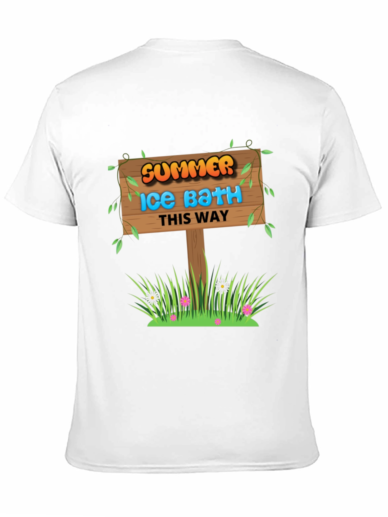 Summer Ice Bath This Way Graphic Tee