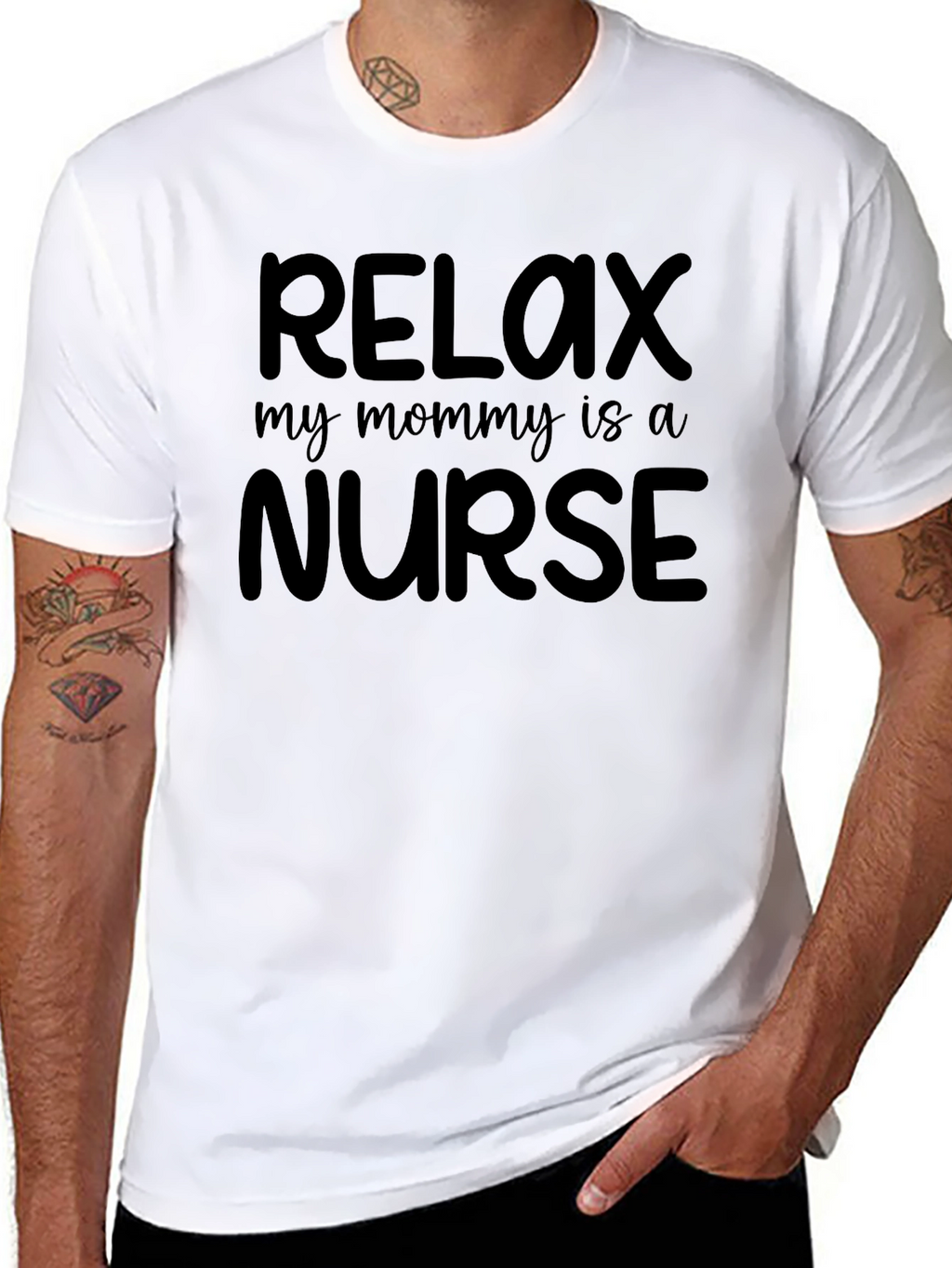 Relax My Mommy Is A Nurse Tee