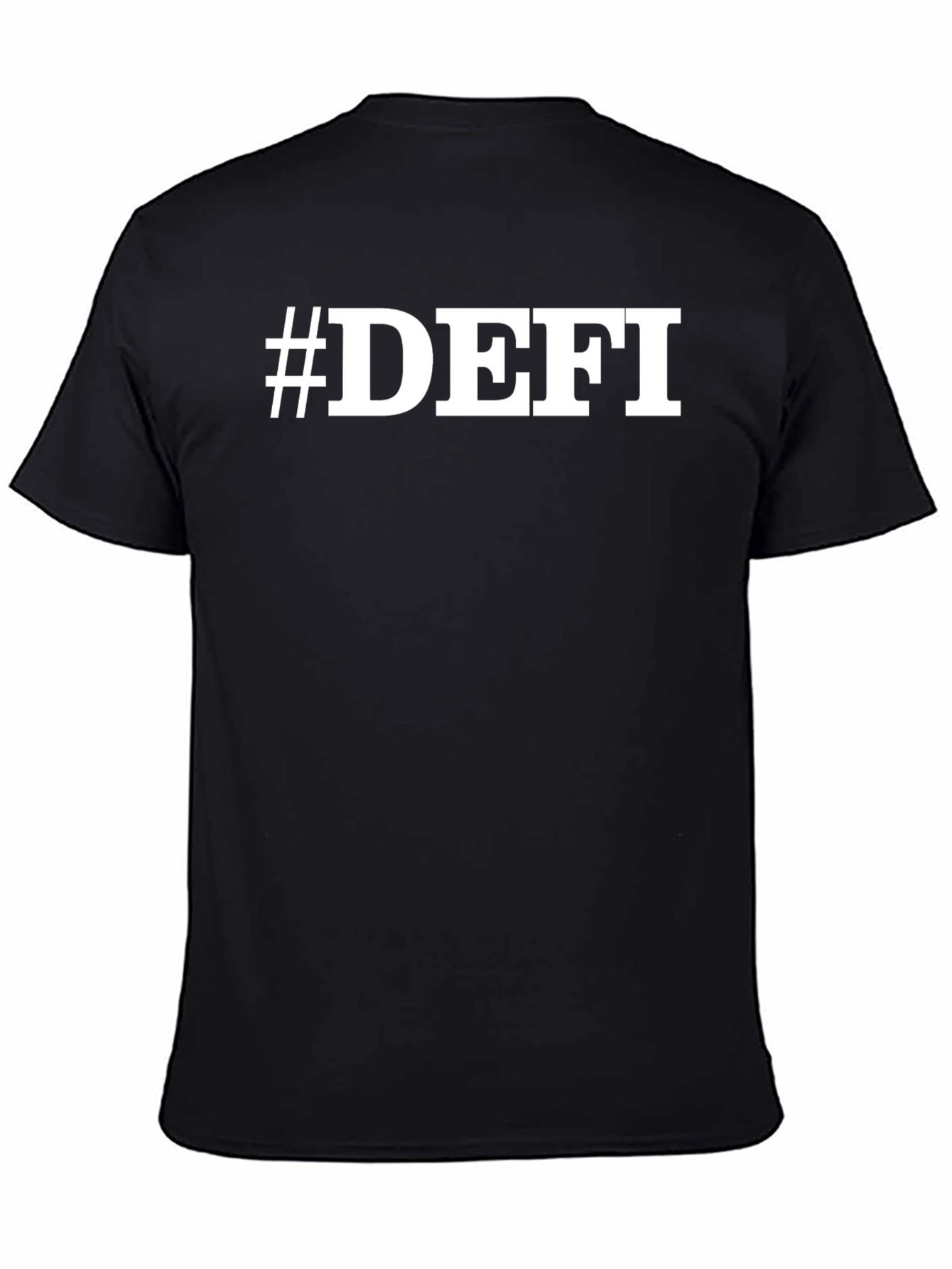 #DEFI Black T-Shirt - Crypto Decentralized Finance Tee