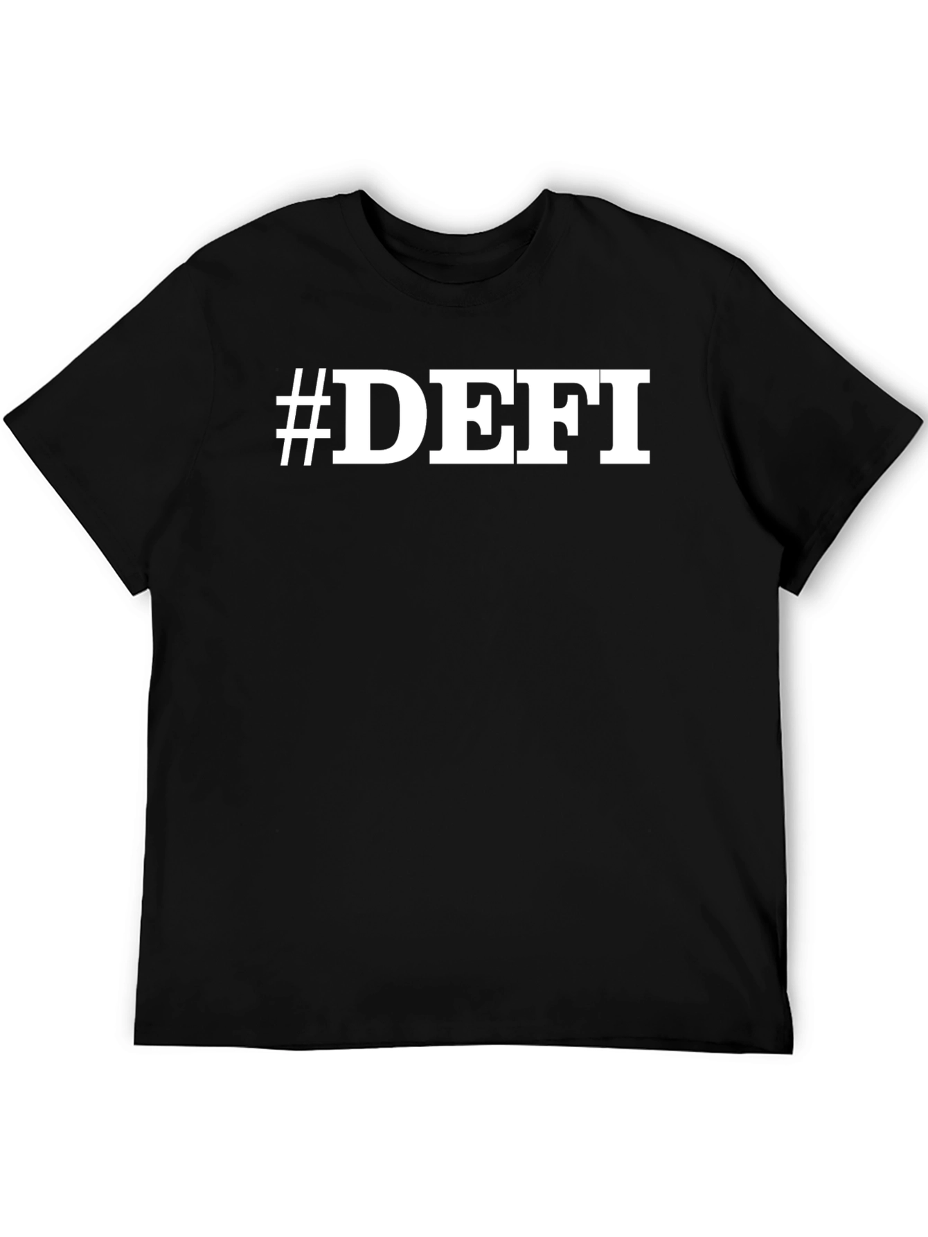 #DEFI Black T-Shirt - Crypto Decentralized Finance Tee