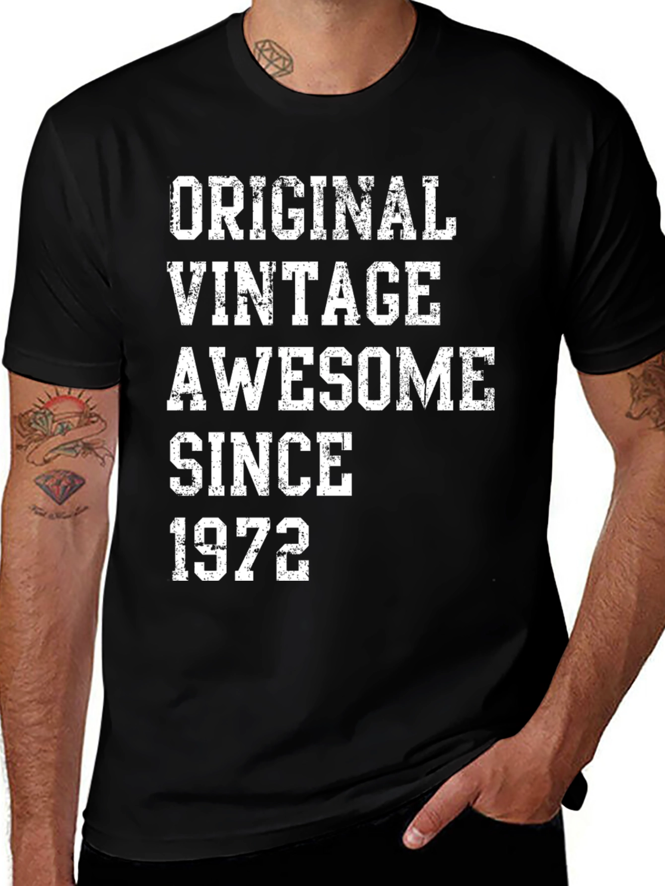 Original Vintage Awesome Since 1972 T-Shirt
