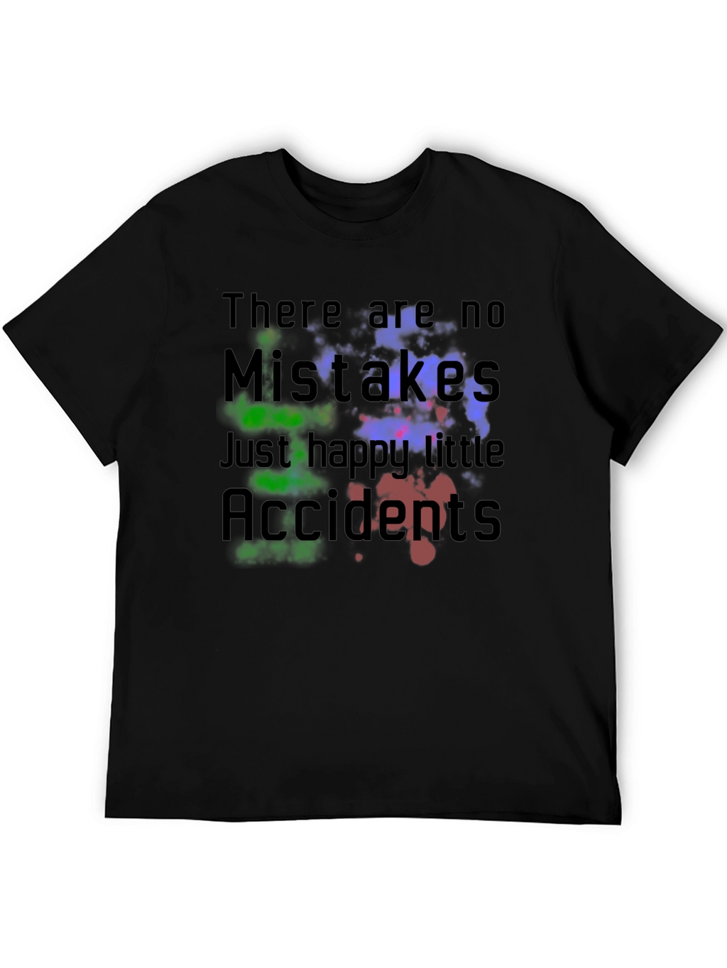 Mistakes Accidents Graphic T-Shirt - Black