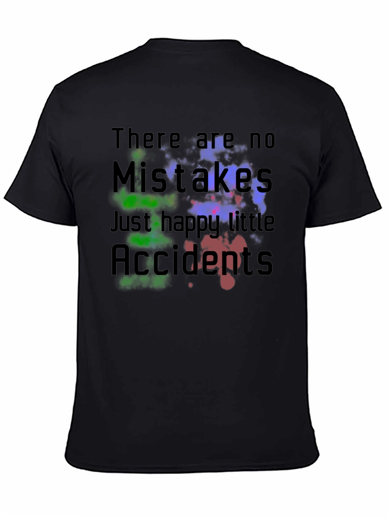 Mistakes Accidents Graphic T-Shirt - Black