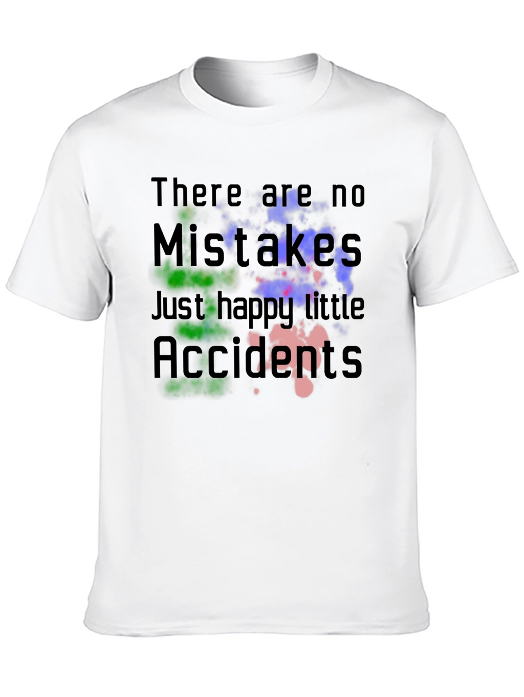 Mistakes Accidents Graphic T-Shirt - Black