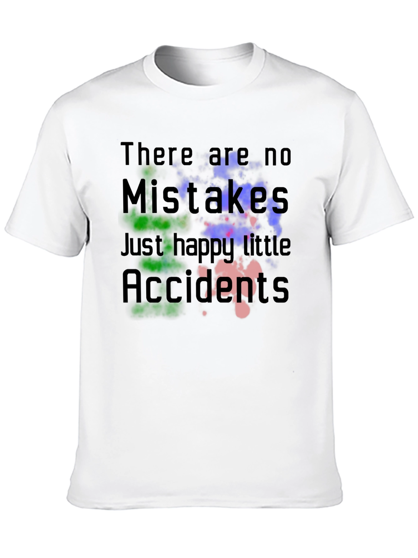 Mistakes Accidents Graphic T-Shirt - Black