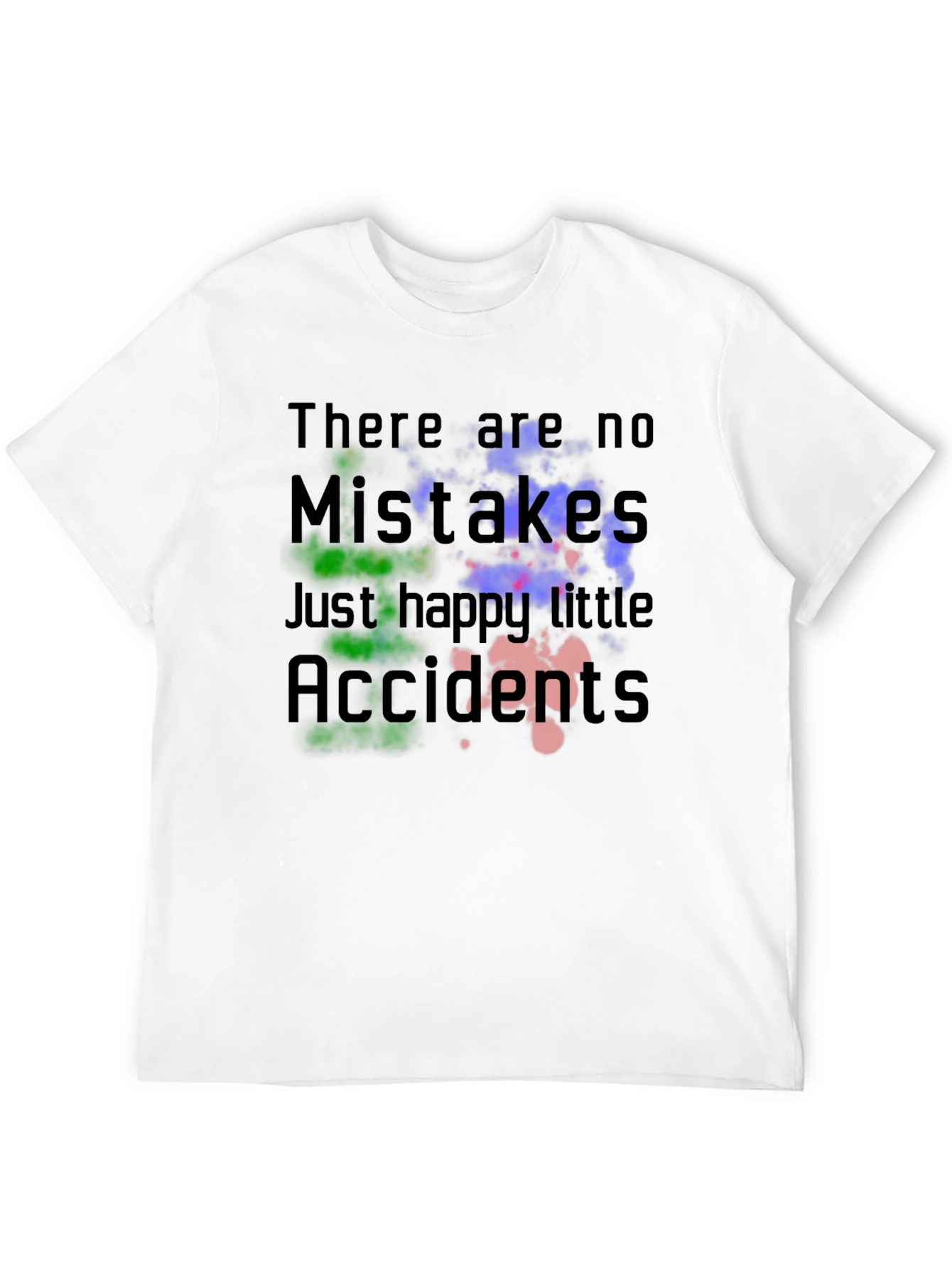 Mistakes Accidents Graphic T-Shirt - Black