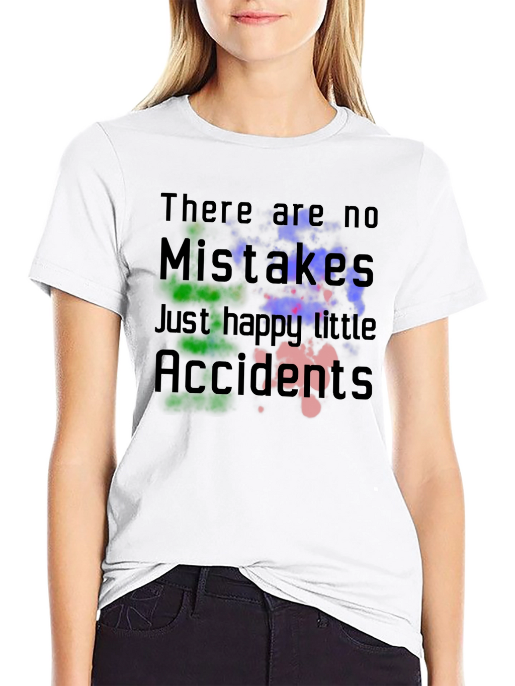 Mistakes Accidents Graphic T-Shirt - Black