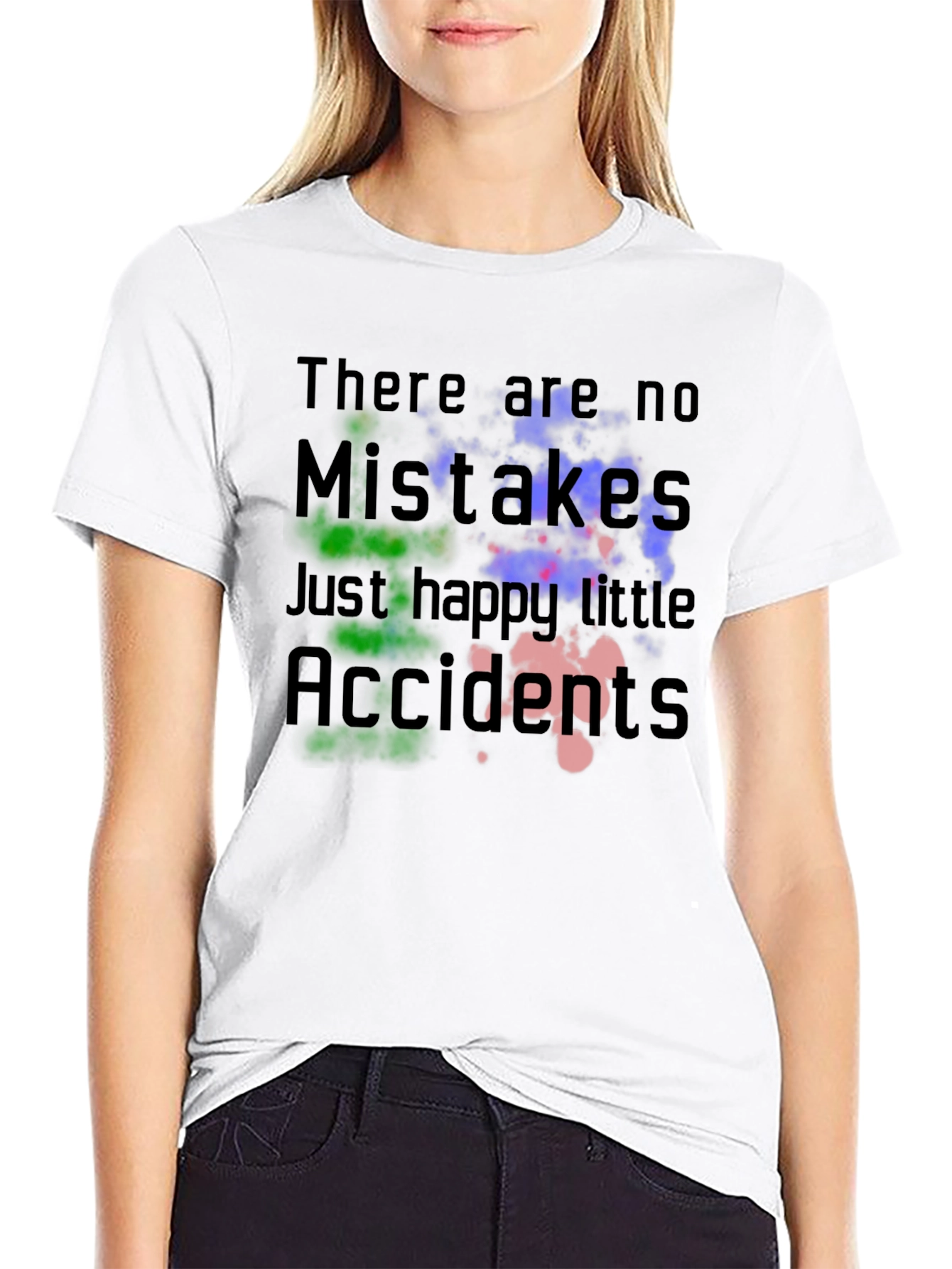 Mistakes Accidents Graphic T-Shirt - Black