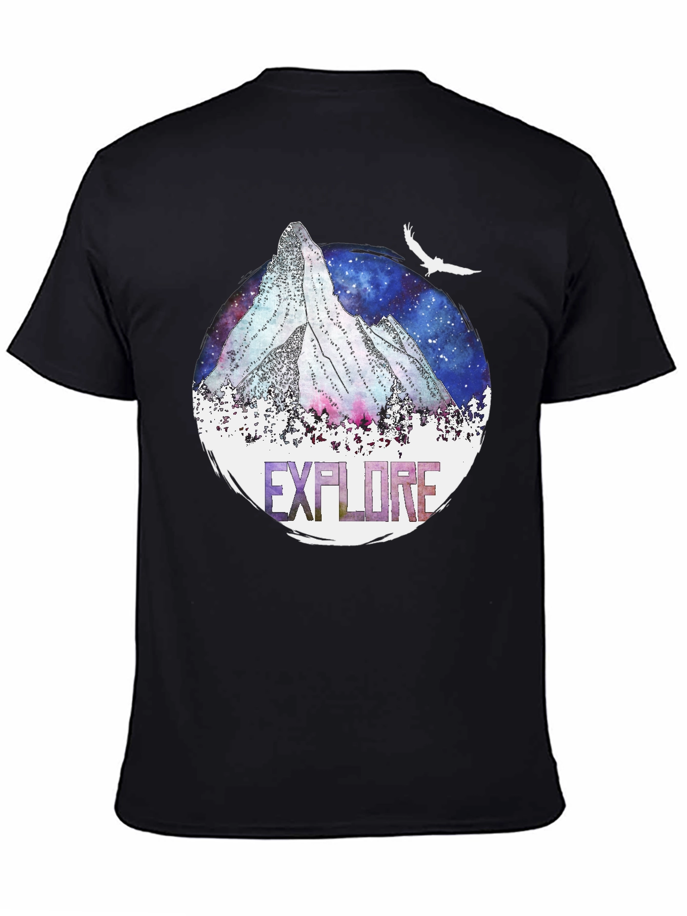 Explore Mountain Graphic T-Shirt - Adventure Ready Tee