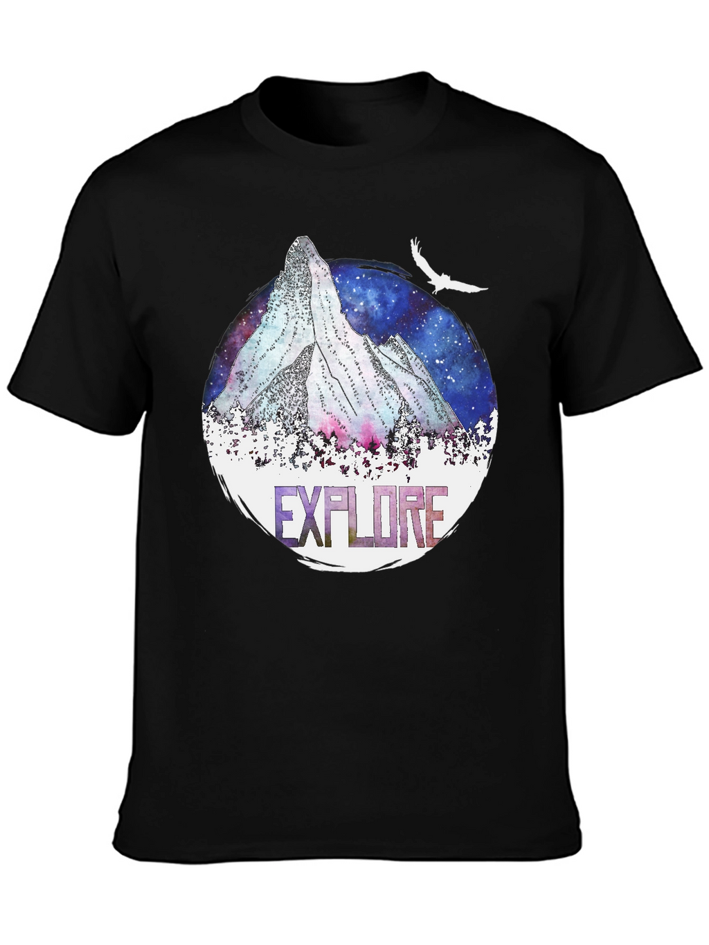 Explore Mountain Graphic T-Shirt - Adventure Ready Tee