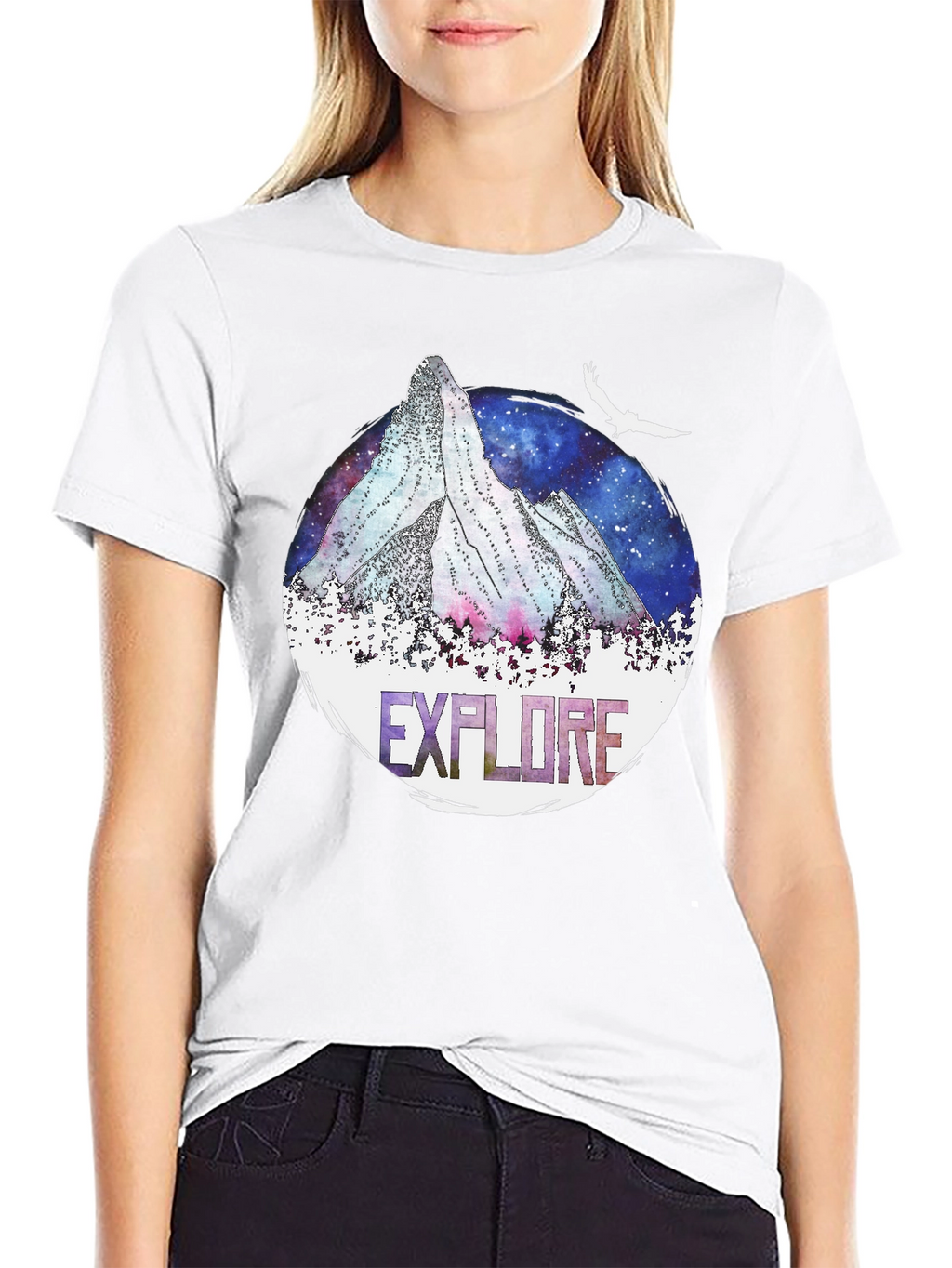 Explore Mountain Graphic T-Shirt - Adventure Ready Tee