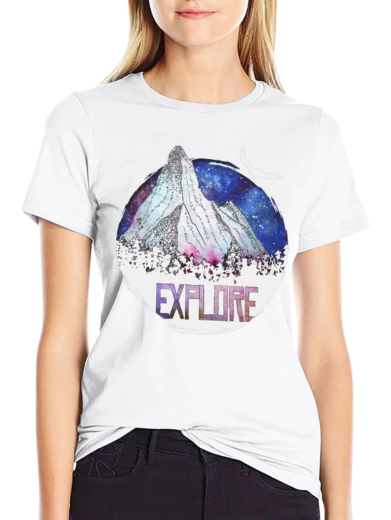 Explore Mountain Graphic T-Shirt - Adventure Ready Tee