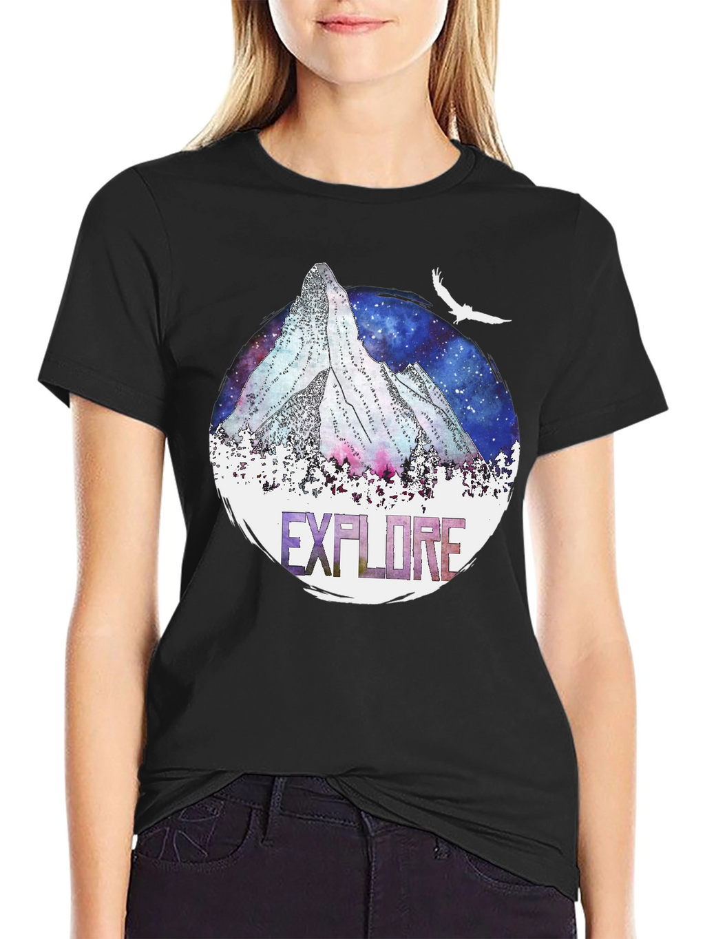 Explore Mountain Graphic T-Shirt - Adventure Ready Tee