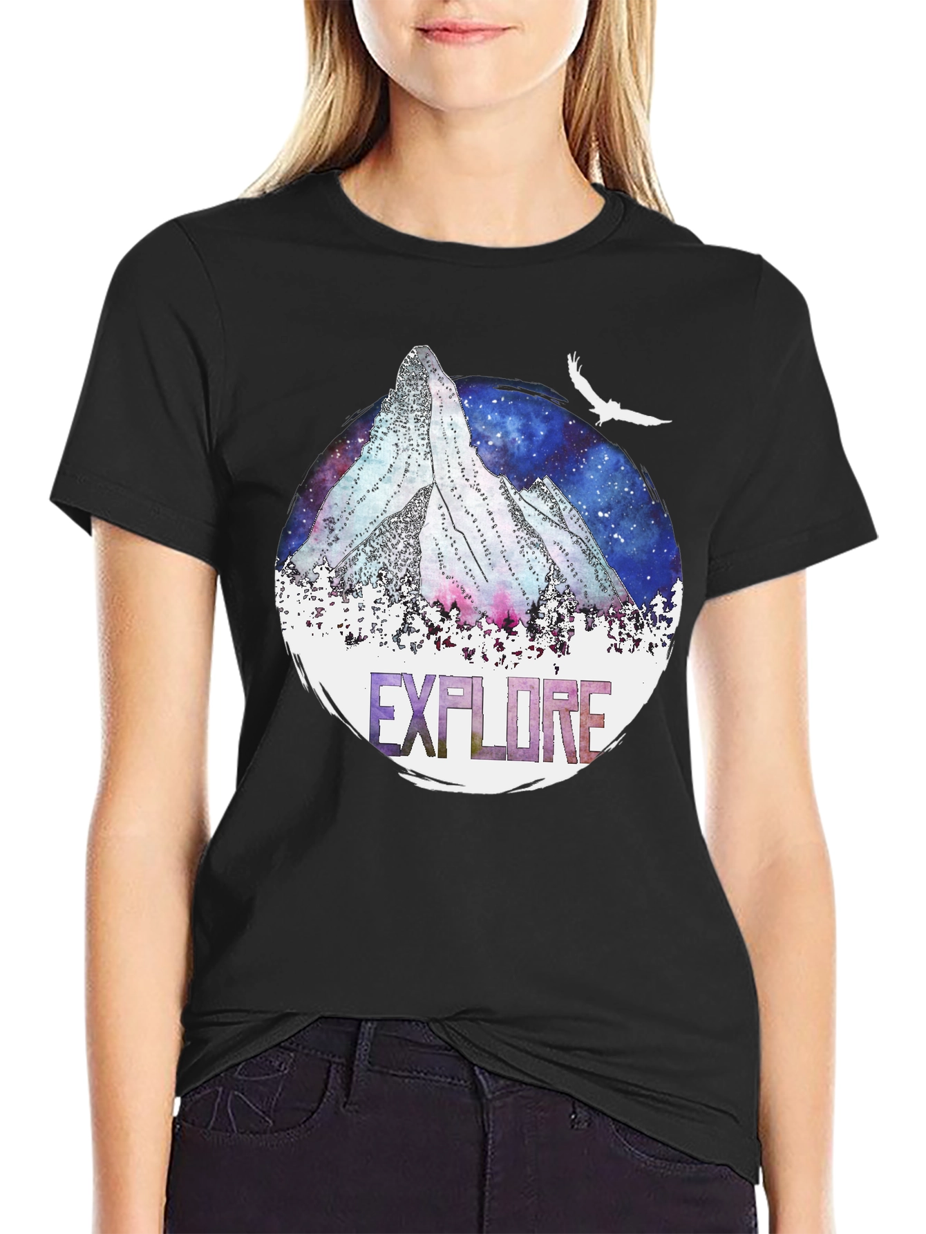 Explore Mountain Graphic T-Shirt - Adventure Ready Tee